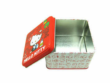 中国 熱伝達の印刷の金属の錫箱の正方形のクッキーの包装の食品等級の錫 サプライヤー